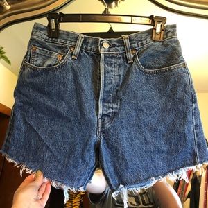 Levi denim shorts